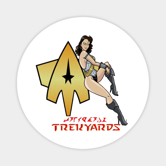 Trekyards Klingon Warrior Pin-Up Magnet by Trekyards